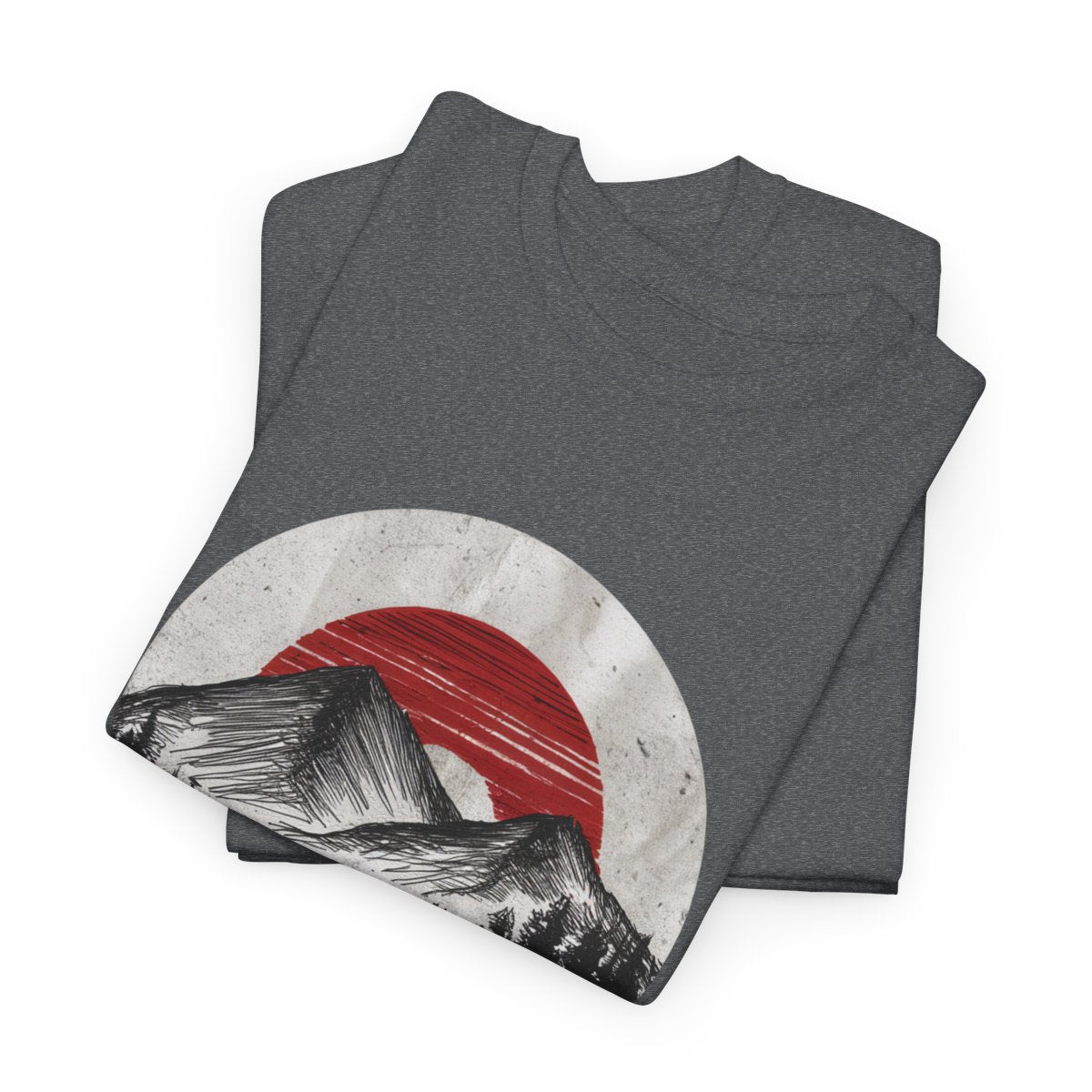 Mountain Sunset Graphic Tee – Nature-Inspired Outdoor Adventure Shirt
