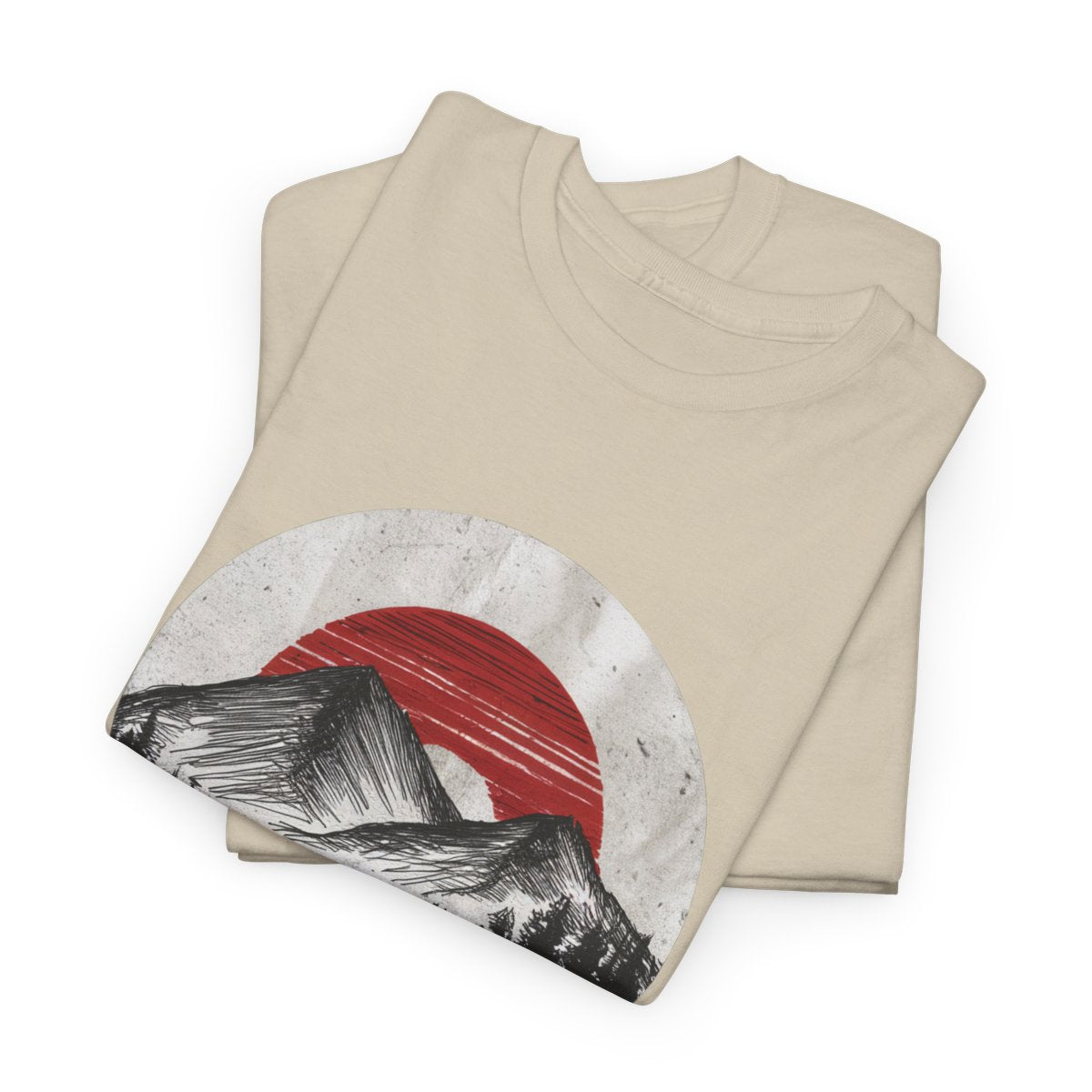 Mountain Sunset Graphic Tee – Nature-Inspired Outdoor Adventure Shirt