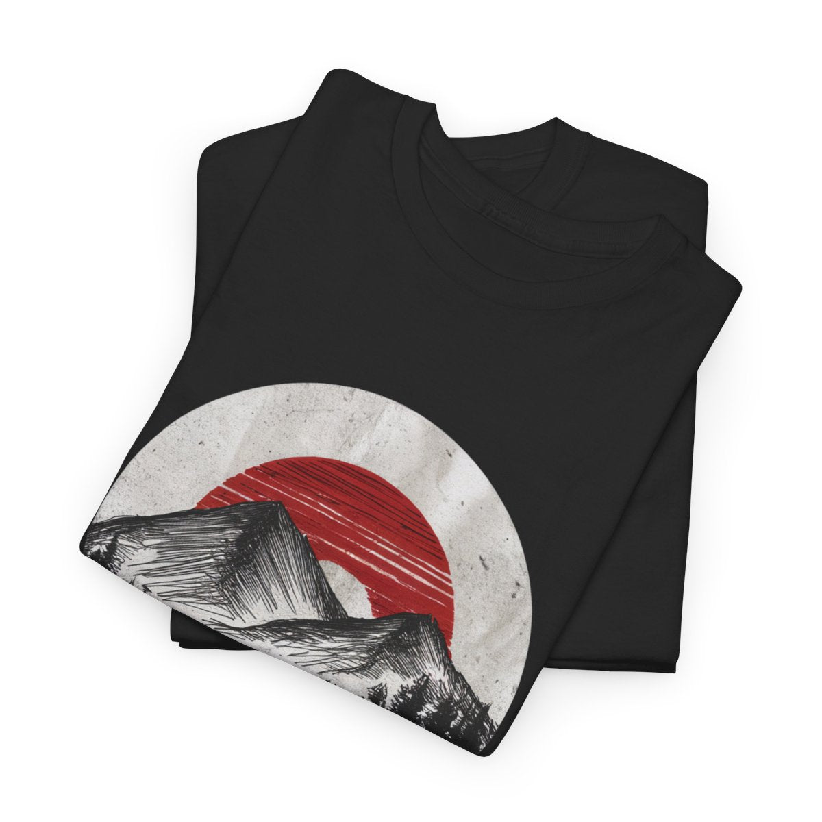 Mountain Sunset Graphic Tee – Nature-Inspired Outdoor Adventure Shirt