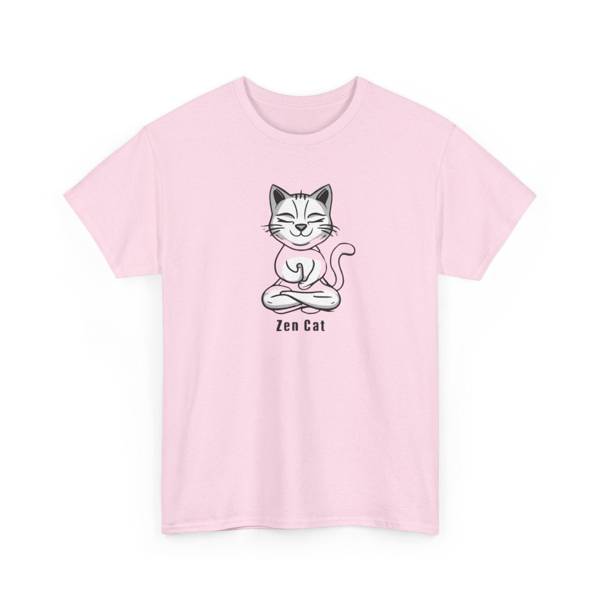 Zen Cat T-Shirt – Peaceful & Playful Meditation Tee