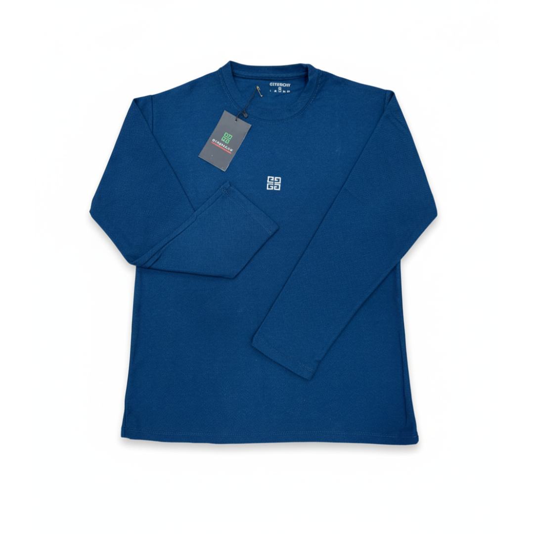 Givenchy-Inspired Men's Mesh Fabric Full-Sleeve T-Shirt - Breathable Comfort