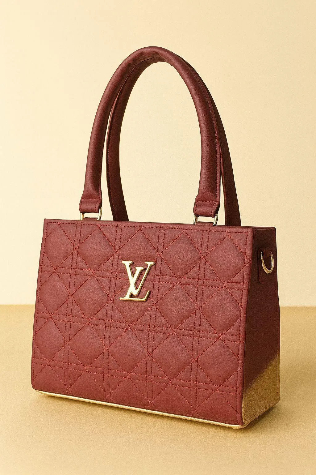 Girl's PU Leather Plain Shoulder Bag