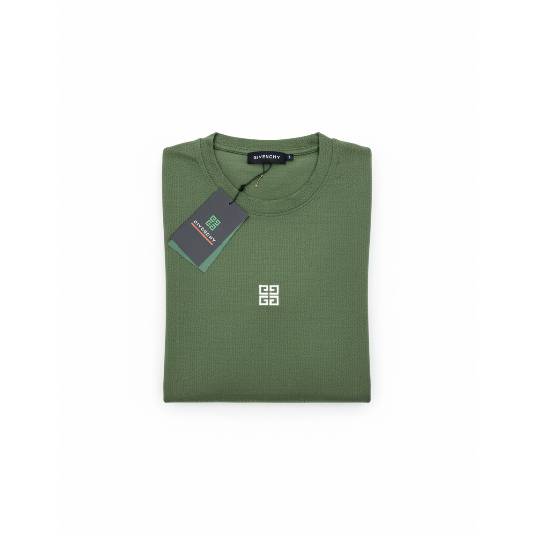 Givenchy-Inspired Men's Mesh Fabric Full-Sleeve T-Shirt - Breathable Comfort