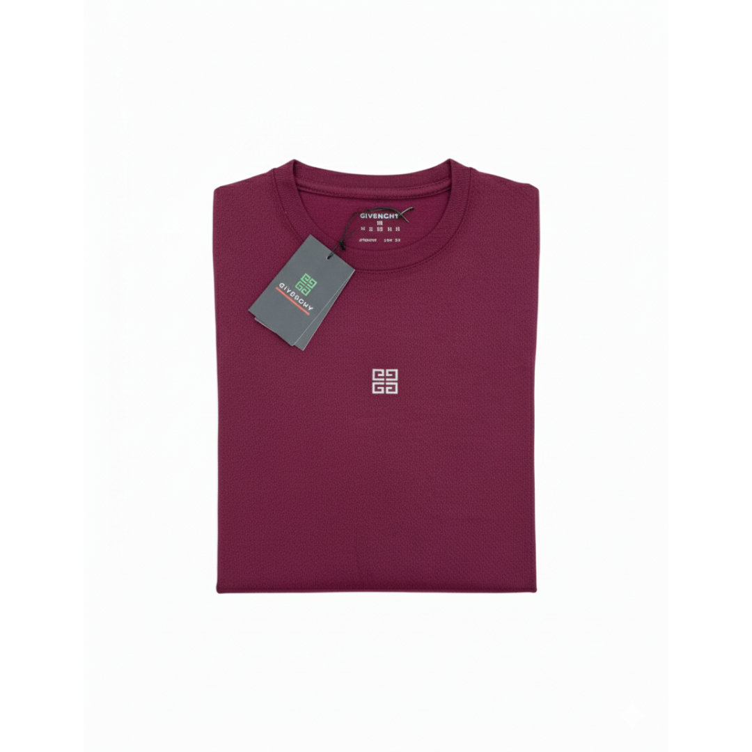 Givenchy-Inspired Men's Mesh Fabric Full-Sleeve T-Shirt - Breathable Comfort