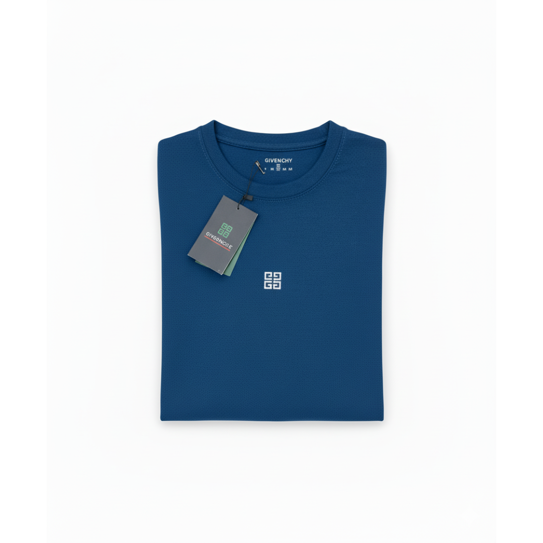 Givenchy-Inspired Men's Mesh Fabric Full-Sleeve T-Shirt - Breathable Comfort