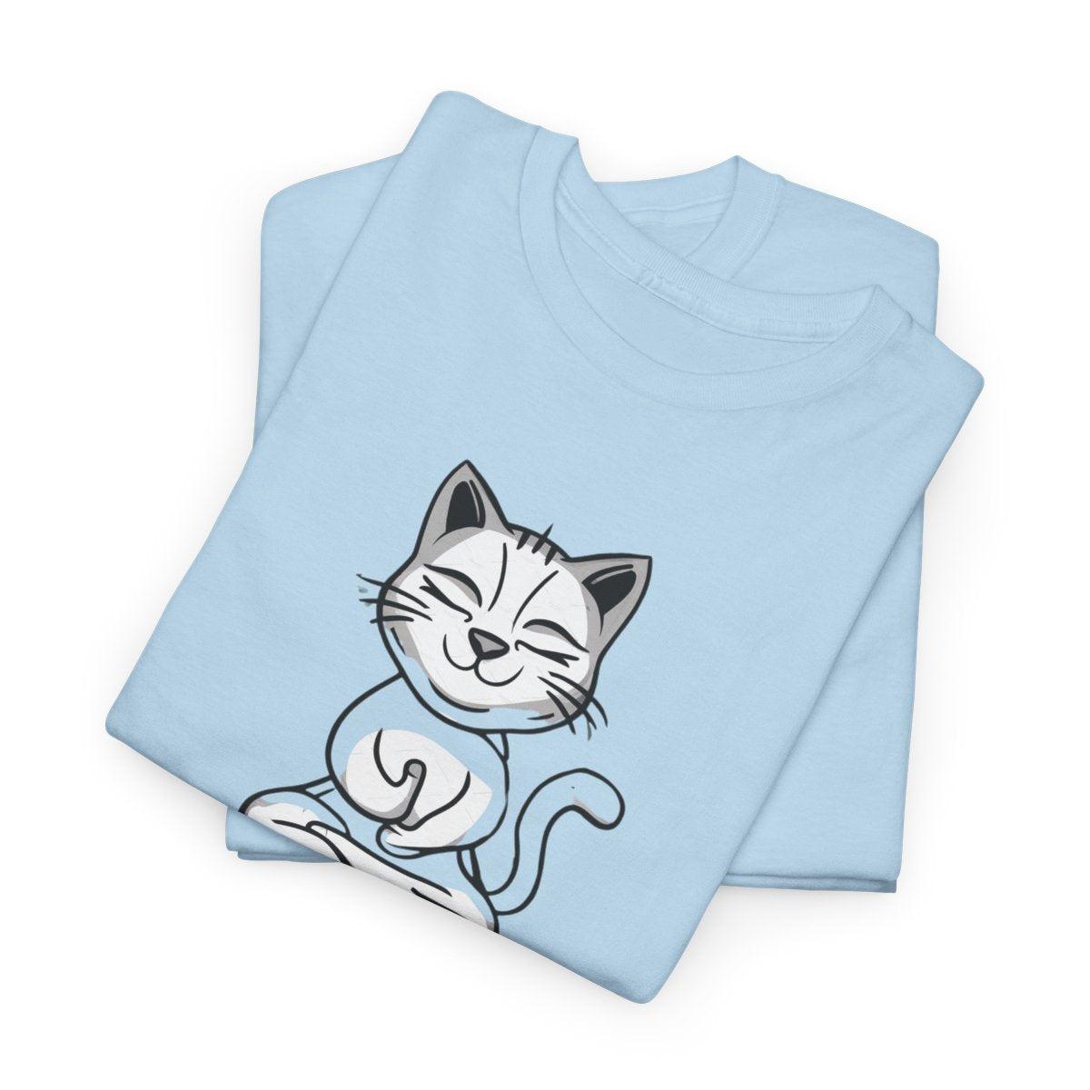 Zen Cat T-Shirt – Peaceful & Playful Meditation Tee