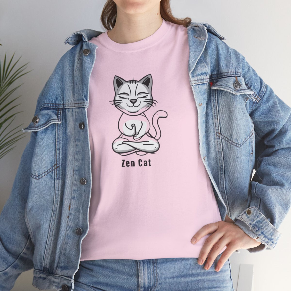 Zen Cat T-Shirt – Peaceful & Playful Meditation Tee